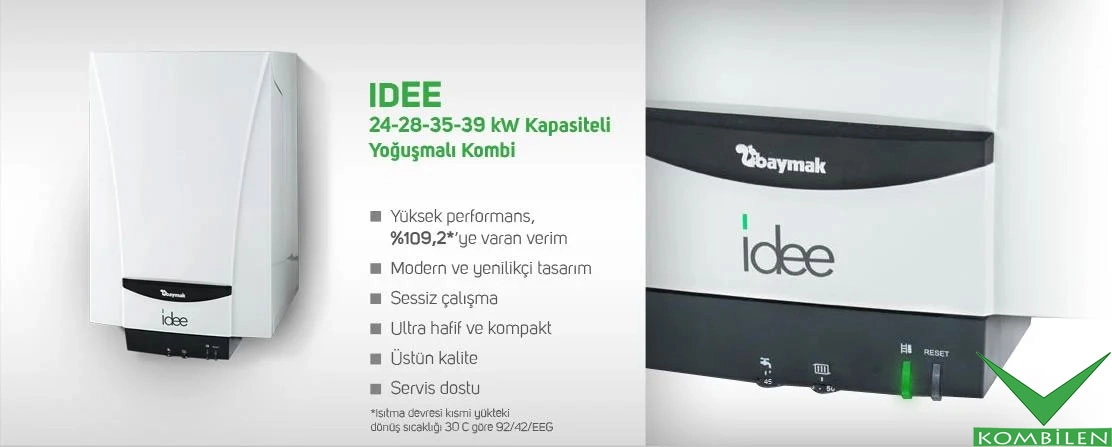  BAYMAK İDEE PREMİX 24kW TAM YOĞUŞMALI KOMBİ