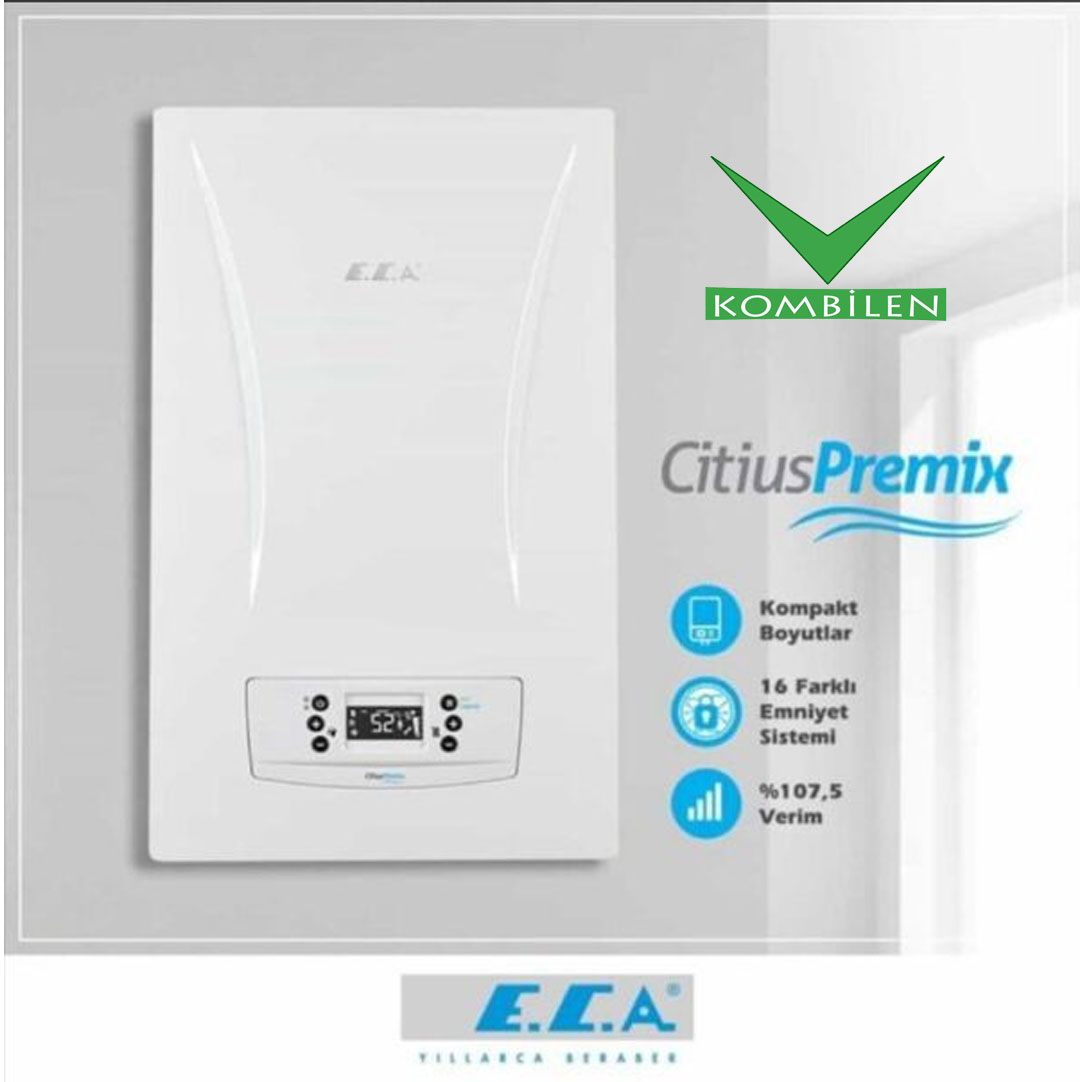ECA Citius Premix 28kW Yoğuşmalı Kombi