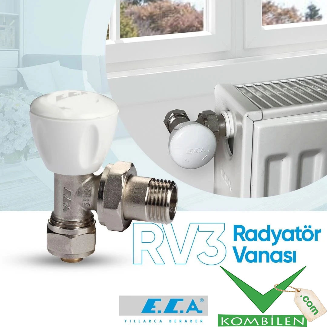 ECA 1/2’’ Köşe Radyatör Vanası