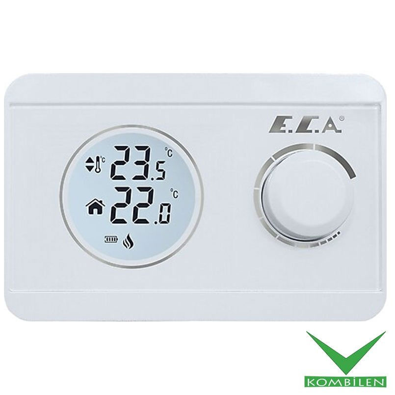 ECA Poly Kablosuz Dijital Oda Termostatı 100W