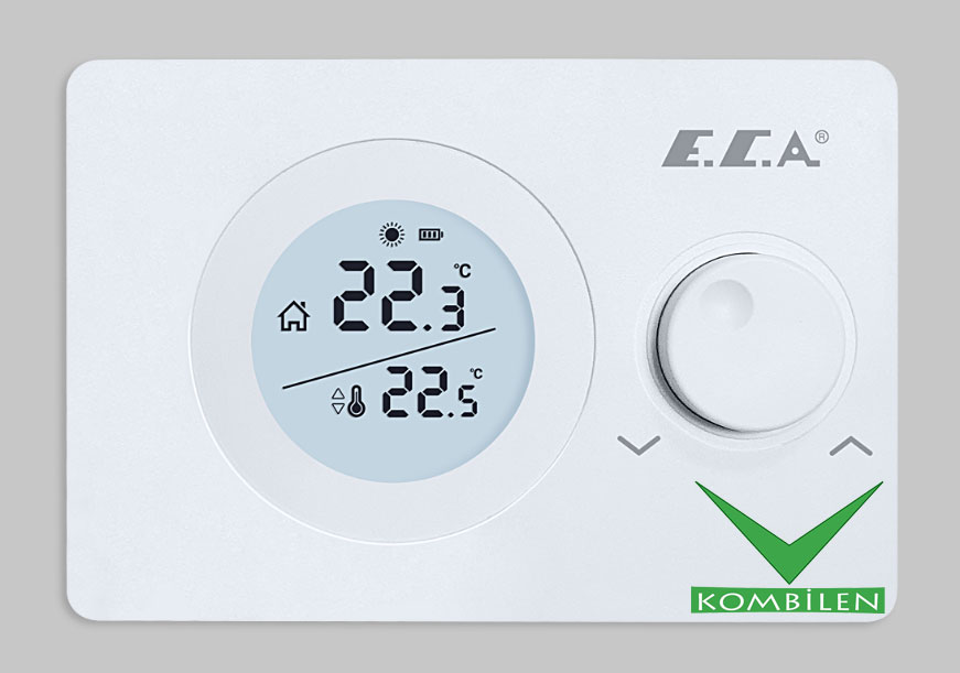 E.C.A. POLY PURE 100 W KABLOSUZ ODA TERMOSTATI