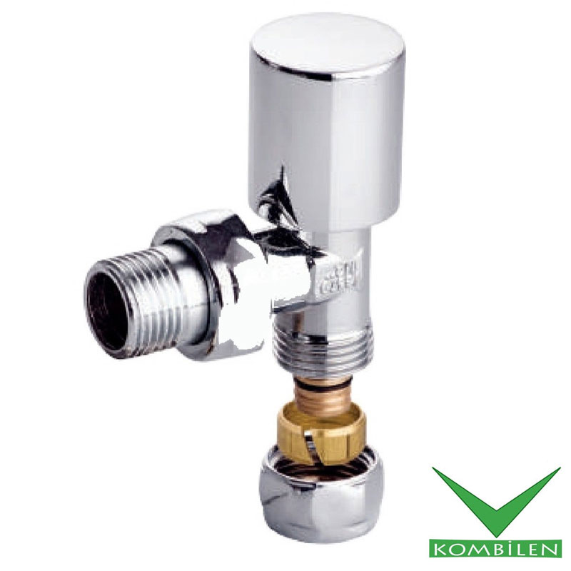 1/2’’ Krom PEX-B Köşe Radyatör Vanası