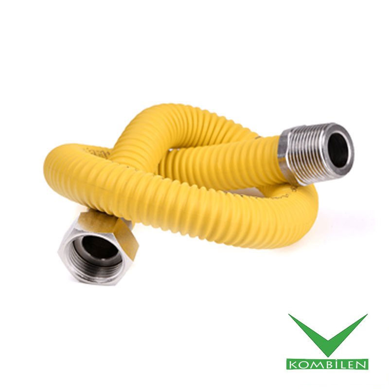50cm 3/4’’ - 3/4’’ Makaronlu Kombi Flexi Yeni Tip