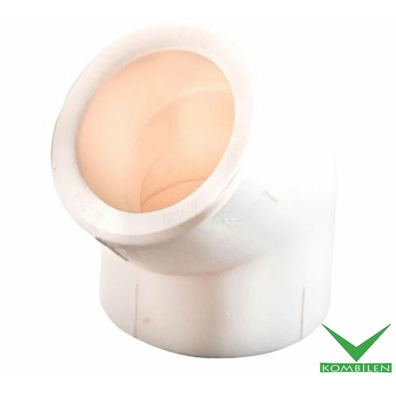 20 mm PLASTİK AÇIK (45) DİRSEK
